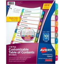 Avery AVE11842 Index Divider