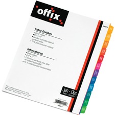 Novexco NVX349373 Index Divider