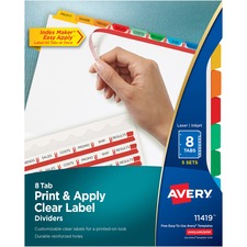 Avery AVE11419 Index Divider
